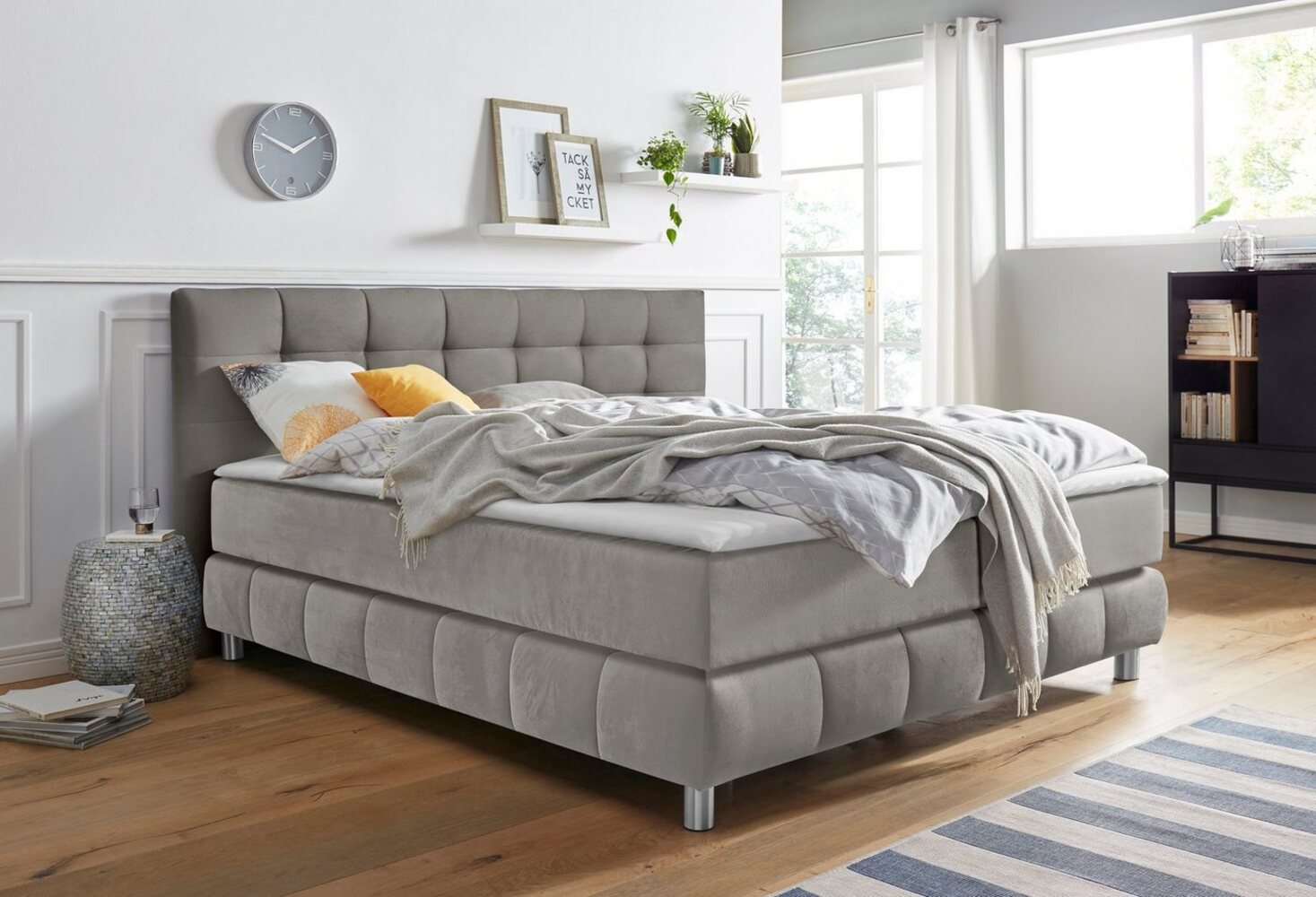 andas Boxspringbett Salo, incl. Topper, 6 Breiten, 2 Härtegrade, TFK auch in Härtegrad 4 Bild 1