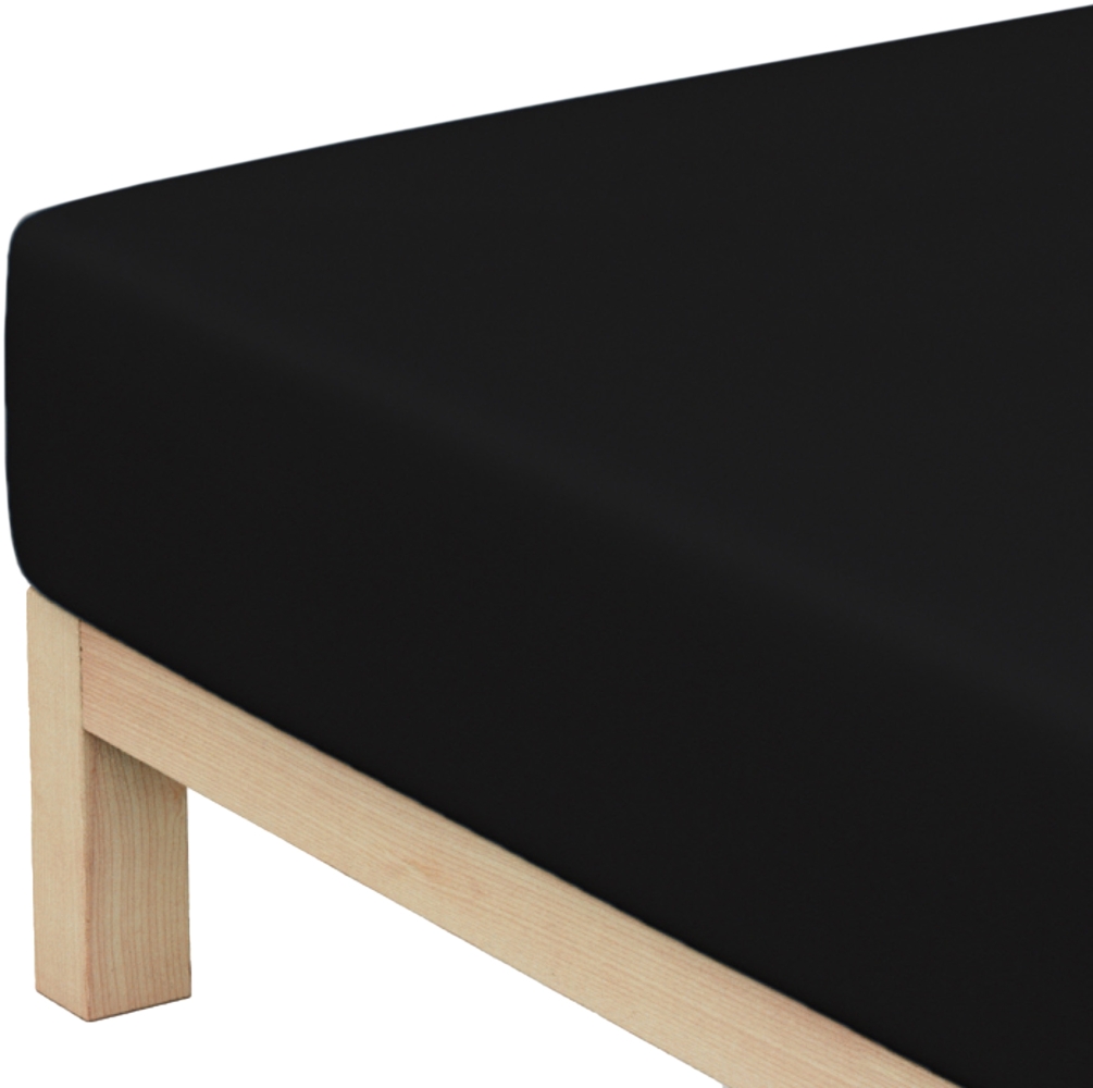 Schlafgut Mako Jersey Spannbetttuch Spannbettlaken 180x200 200x200 Bild 1