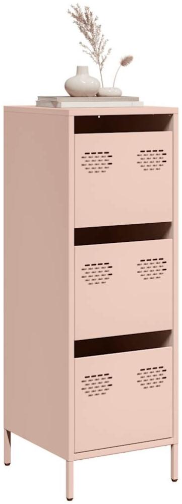 vidaXL Highboard Rosa 39x35x103,5 cm Stahl 851401 Bild 1