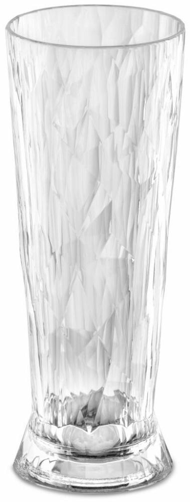 Koziol Superglas Club No. 11, Weizenglas, Bierglas, Kunststoff, Crystal Clear, 500 ml, 3418535 Bild 1