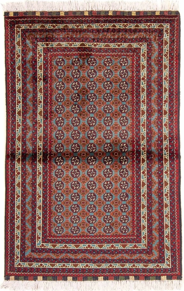 Morgenland Afghan Teppich - Buchara - 150 x 100 cm - mehrfarbig Bild 1