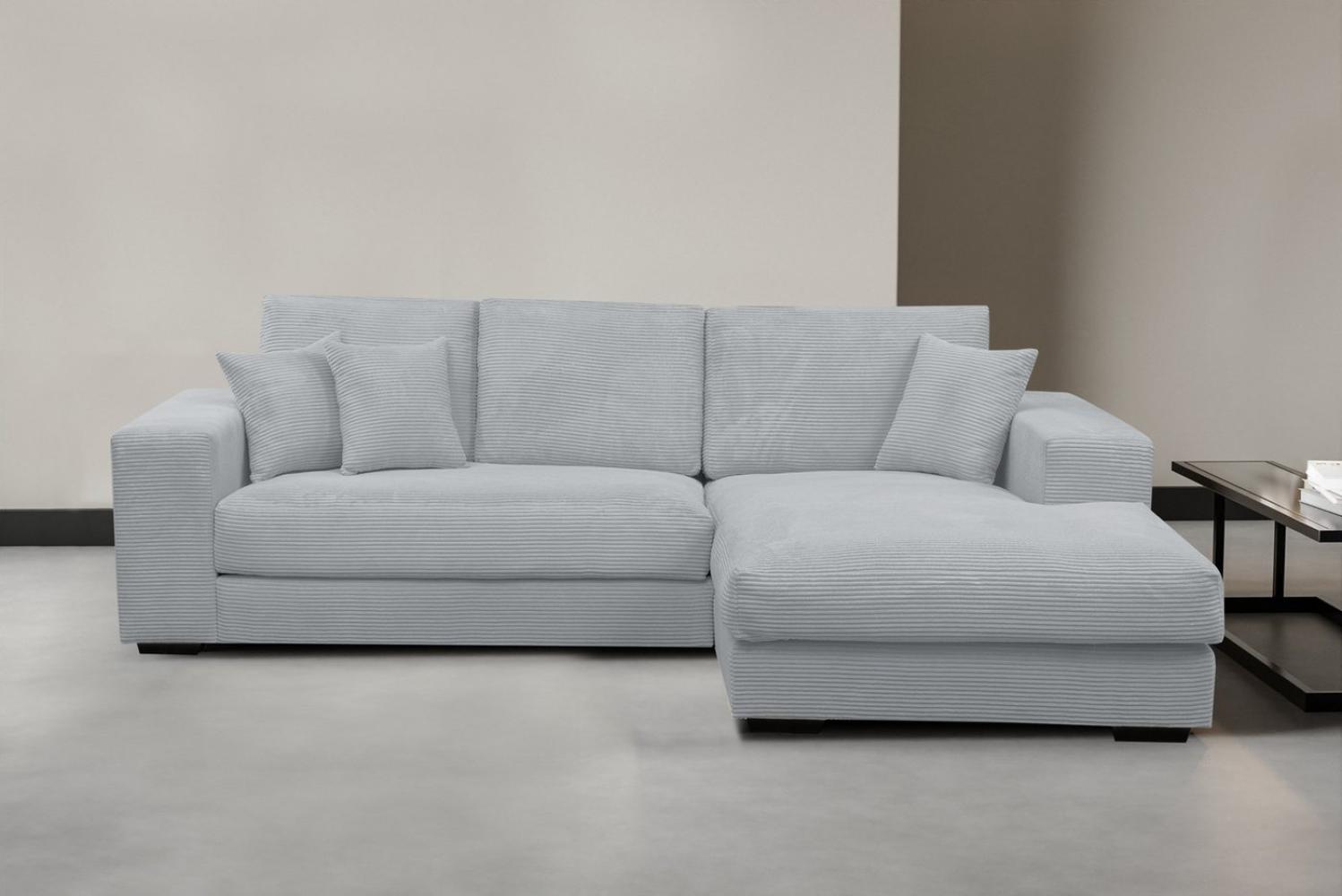 WERK2 Ecksofa Eden L-Form, Design Ecksofa in Cord mit besonders weichem Sitzkomfort Bild 1