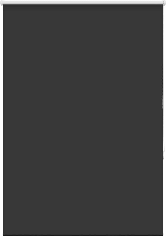 vidaXL Verdunkelungsrollo Schwarz 110x130 cm Stoffbreite 105,7 cm 4010844 Bild 1