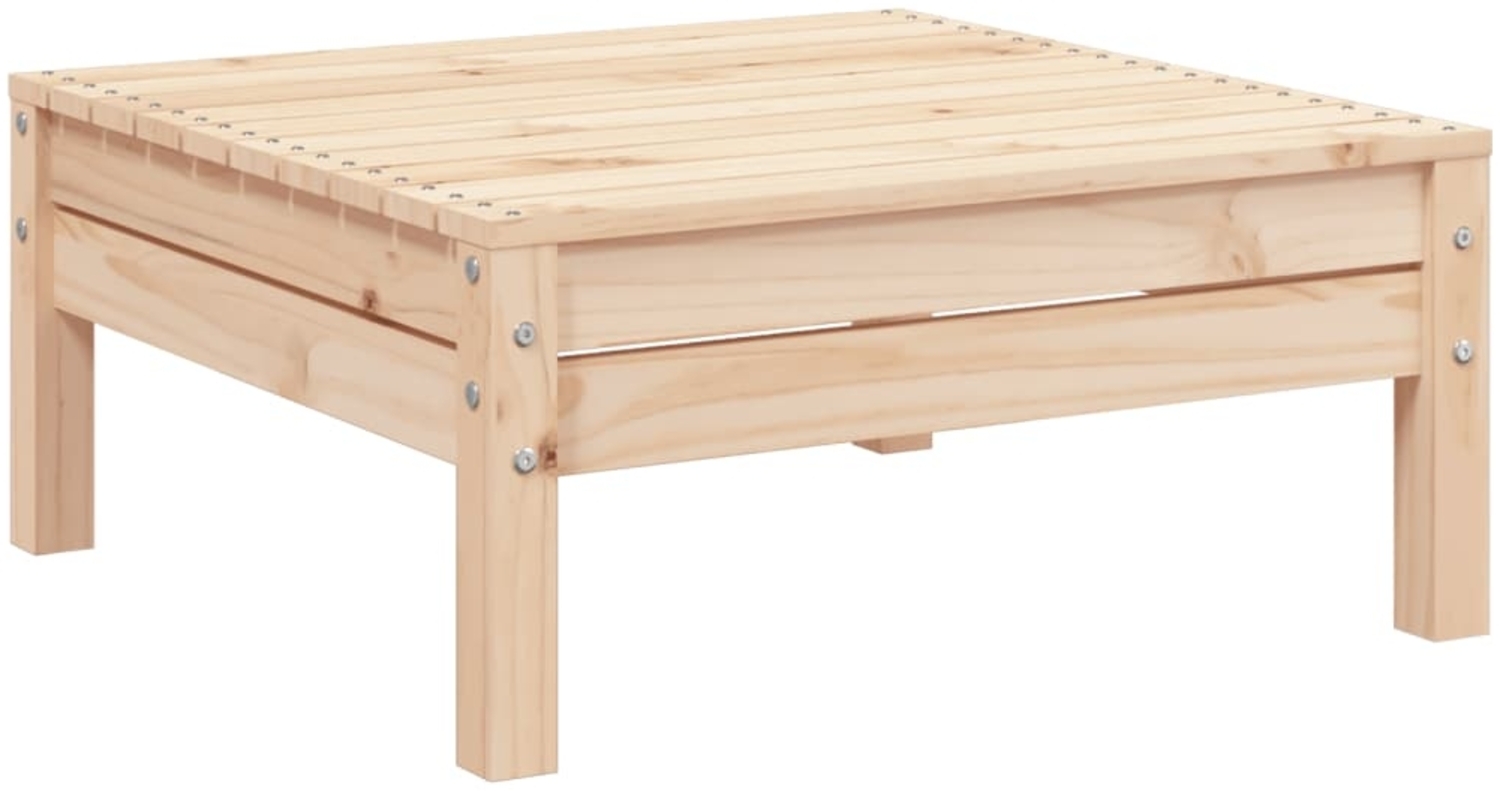 vidaXL Gartenhocker Massivholz Kiefer 838012 Bild 1