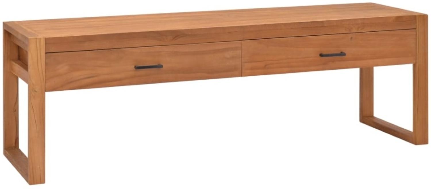 vidaXL TV-Schrank 140 x 40 x 45 cm Recyceltes Teak [325273] Bild 1