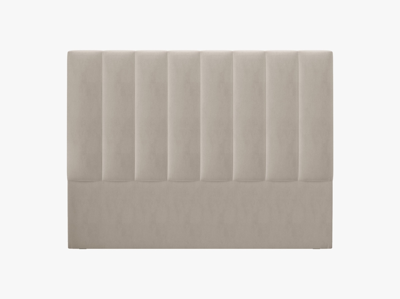 Micadoni Kopfteil Marl Samt Helles Beige 200x120 Bild 1