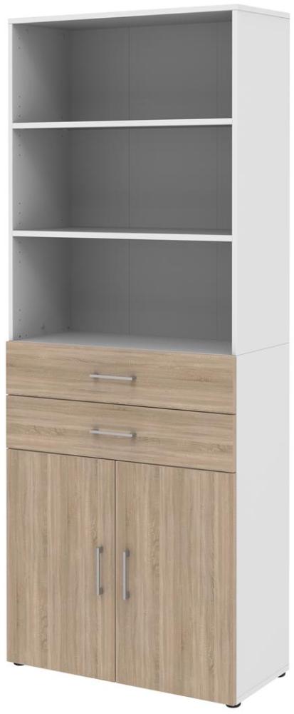 Aktenschrank in Sonoma Eiche - 80x212,5x34,4cm (BxHxT) Bild 1