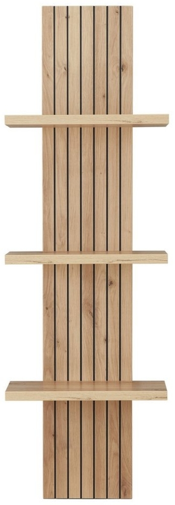Stella Trading CORE Wandboard in Artisan Eiche Optik - Vielseitig einsetzbares Wandregal mit 3 Böden - 38 x 120 x 22 cm (B/H/T) Bild 1
