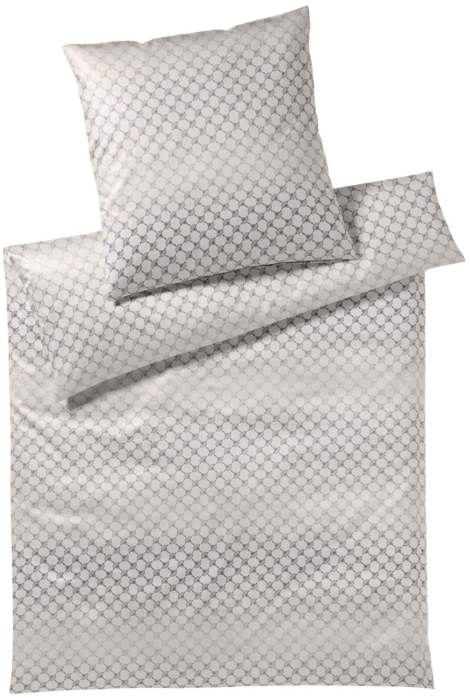 JOOP! Bettwäsche Cornflower Gleam 4106 9 Stone Mako Satin 200 x 200 + 2x 80 x 80 cm Bild 1
