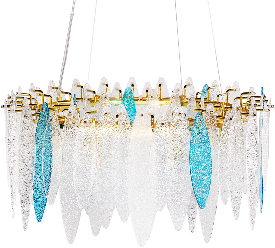 Kronleuchter MALACCA Glas Bunt Bild 1