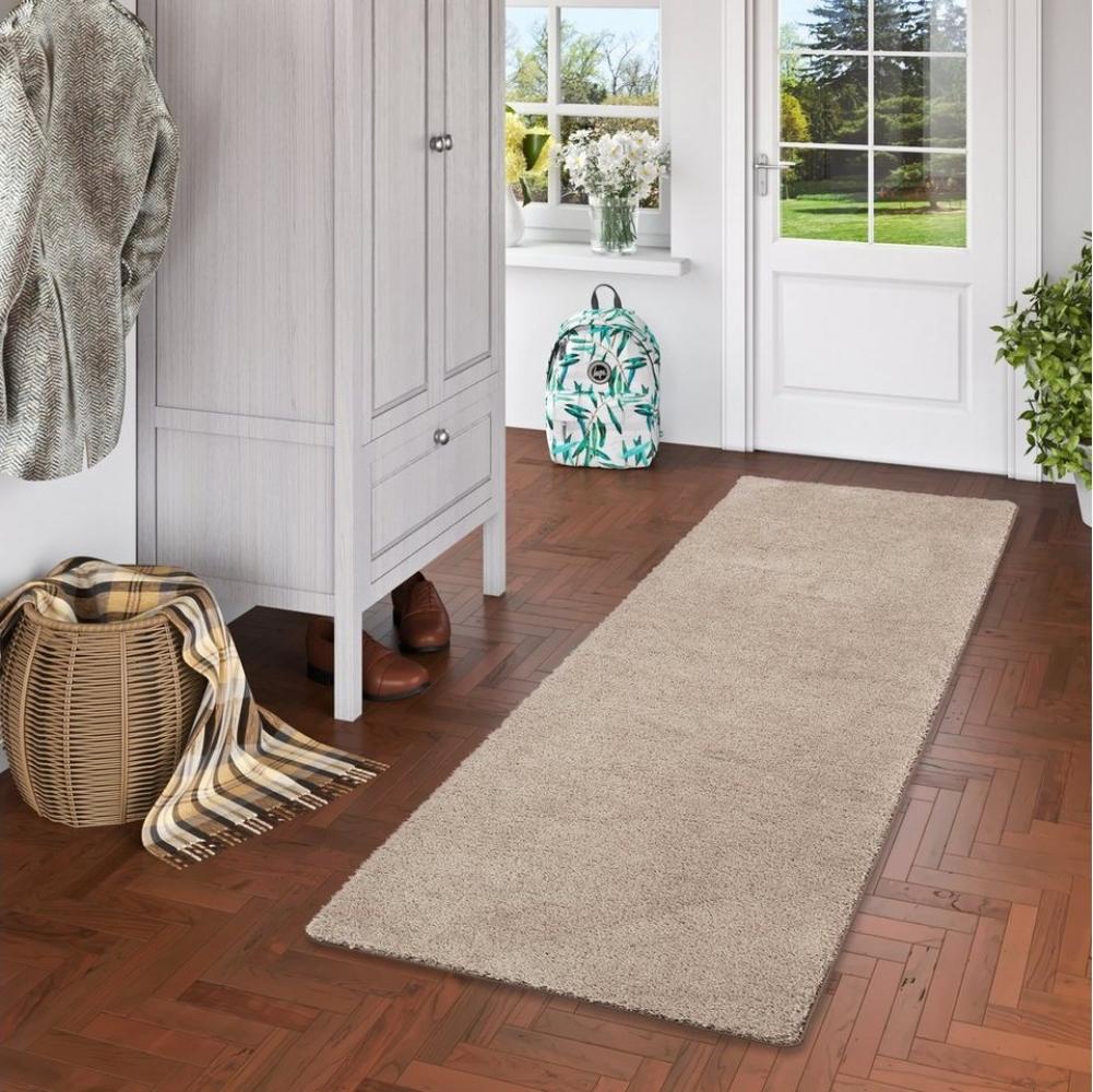 Snapstyle Läufer Hochflor Shaggy Läufer Teppich Palace, Rechteckig, Höhe: 36 mm Bild 1