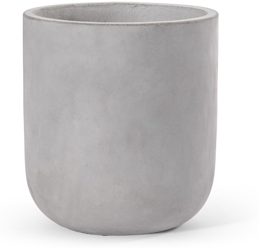 Blumentopf Übertopf Kübel Beton "Dora-Tall" 24cm Grau Indoor u. Outdoor Bild 1