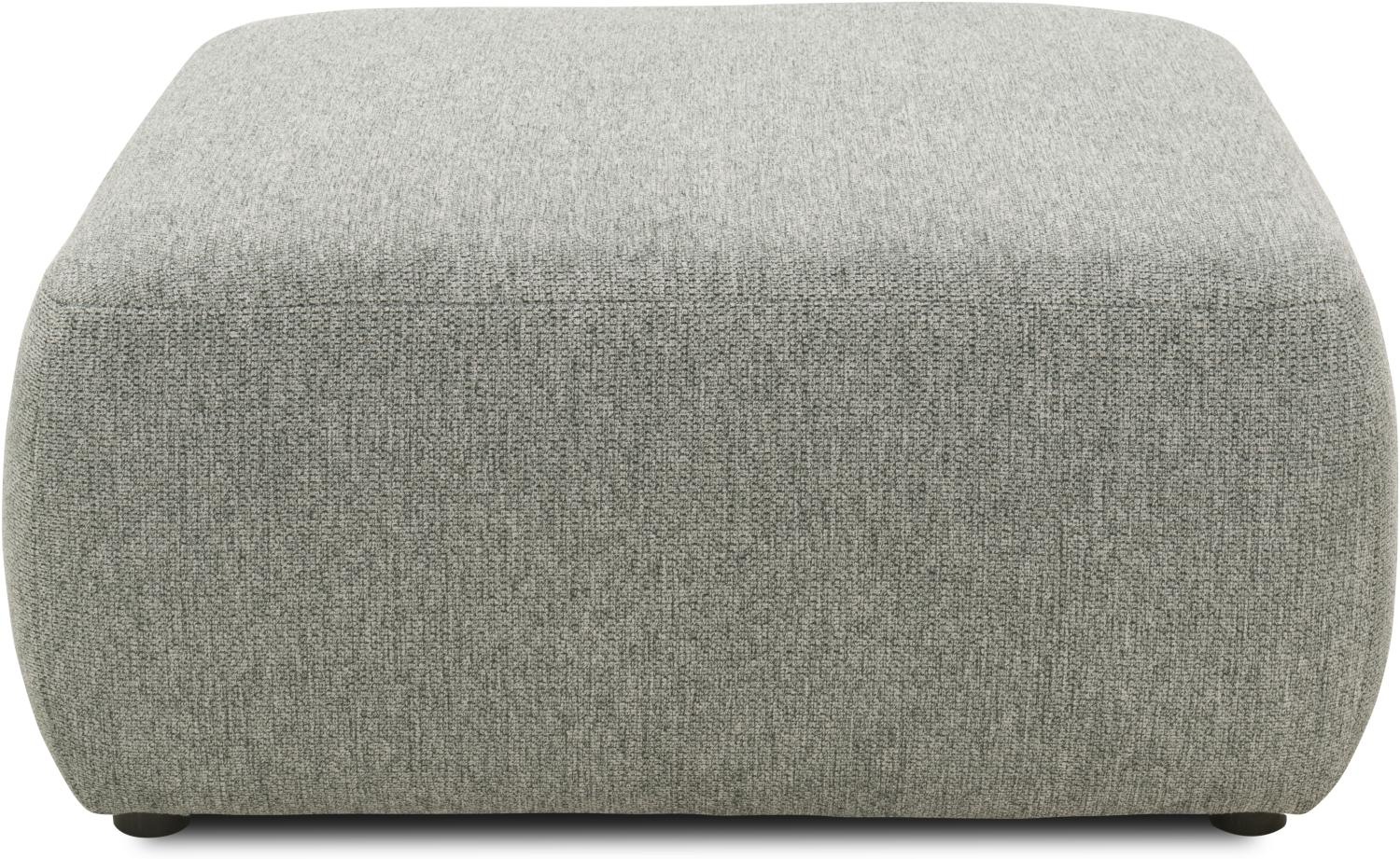 DOMO Collection Cesena, Hocker, Microfaser grau, 88 x 88 cm Bild 1