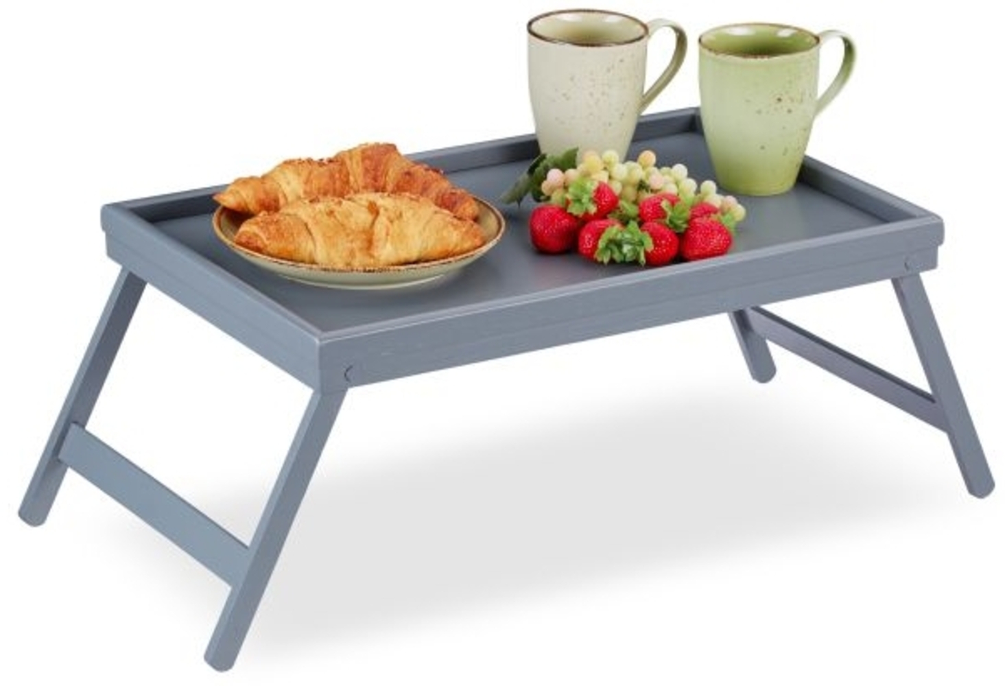 Betttablett Bambus grau Bild 1