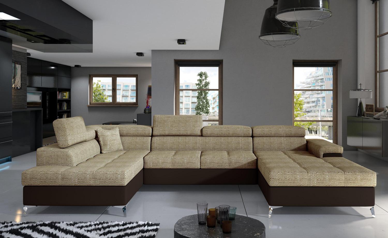 Wohnideebilder Eduardo Beige Ecksofas & Eckcouches Edr_03 Bild 1