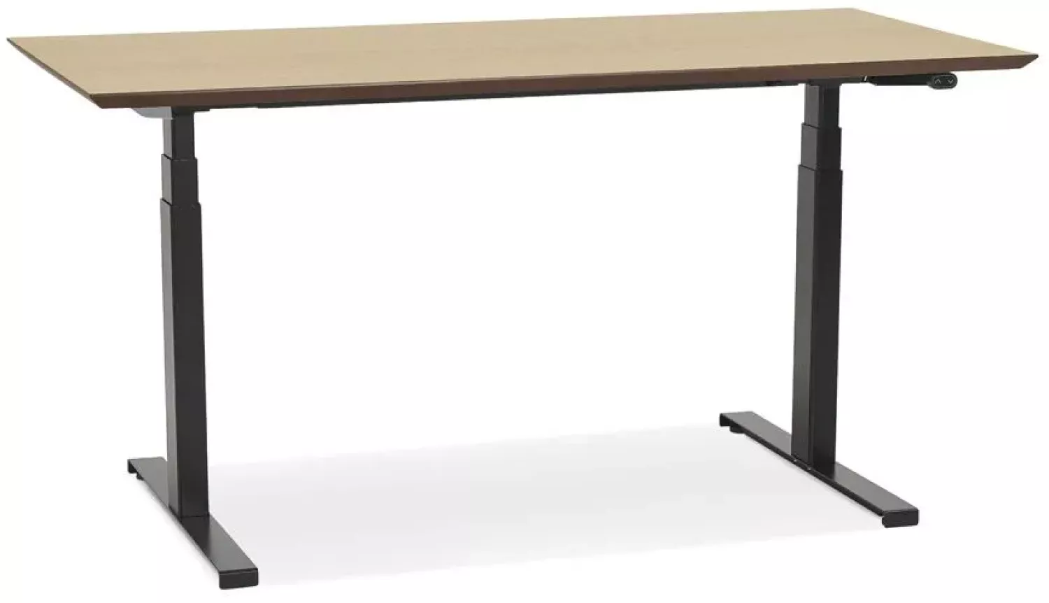 Kokoon Design Schreibtisch Sidebu Holz Natur und Schwarz 150 cm Bild 1