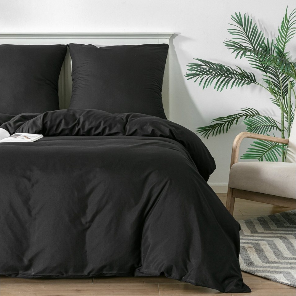 Good Nite Bettwäsche -Set, 3-teilig Mikrofaser-Bettbezug + Kissenbezug atmungsaktiv & weich Bild 1