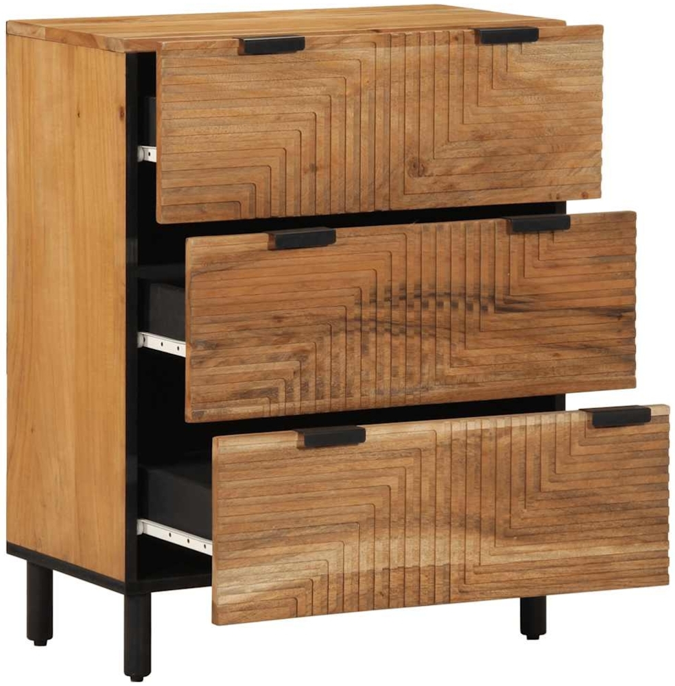 vidaXL Sideboard 60x33x75 cm Massivholz Akazie 4017759 Bild 1