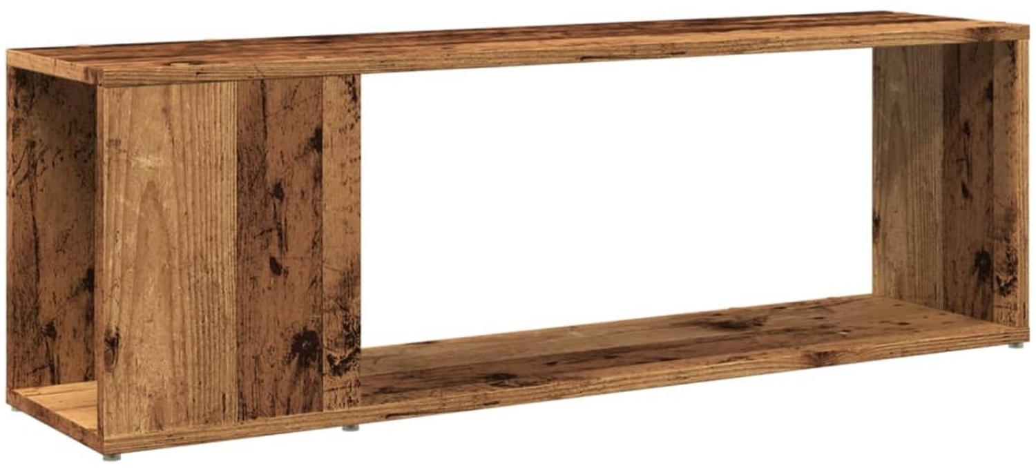 vidaXL TV-Schrank Altholz-Optik 100x24x32 cm Holzwerkstoff 856738 Bild 1