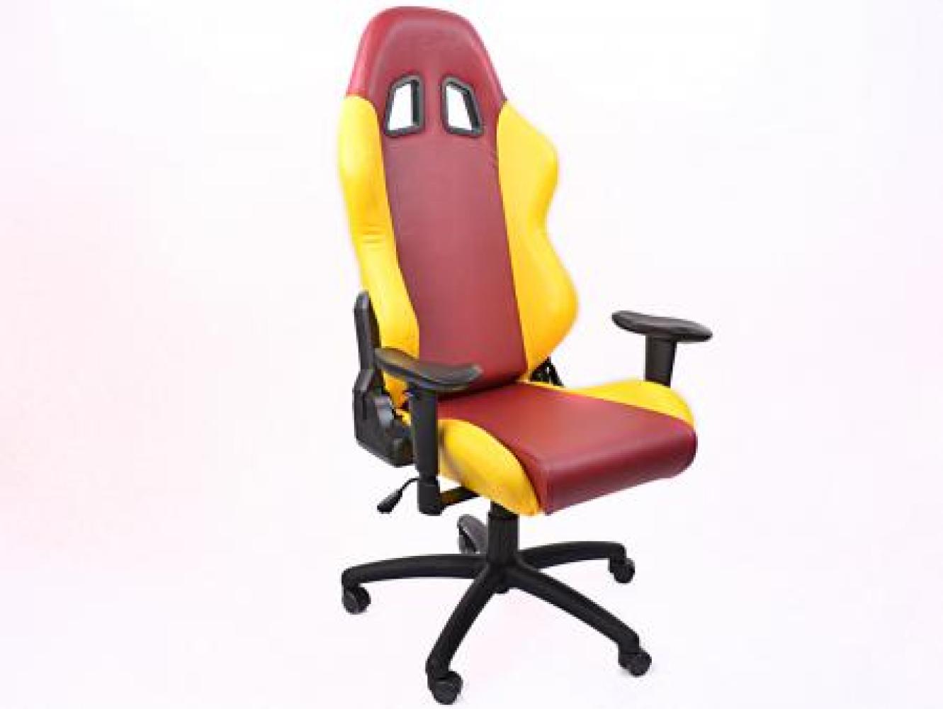 FK Gamingstuhl eGame Seats eSports Spielsitz Liverpool rot/gelb Bild 1