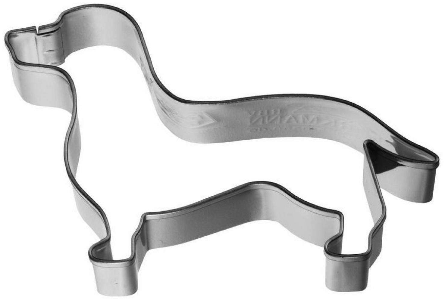 Birkmann Ausstechform Dackel, Plätzchenform, Ausstecher, Ausstechform, Keks Form, Edelstahl, 7 cm, 198104 Bild 1