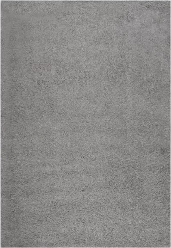 vidaXL Teppich Shaggy Hochflor Grau 160x230 cm 342134 Bild 1