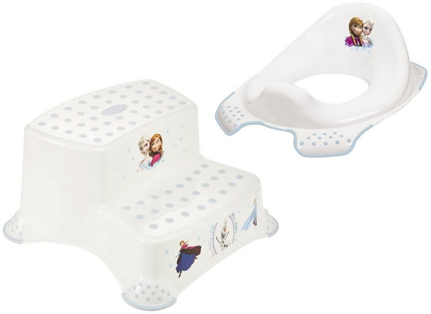 KiNDERWELT Tritthocker Disney Eiskönigin 2er Z Set WC Aufsatz + Hocker (2er Set) Bild 1