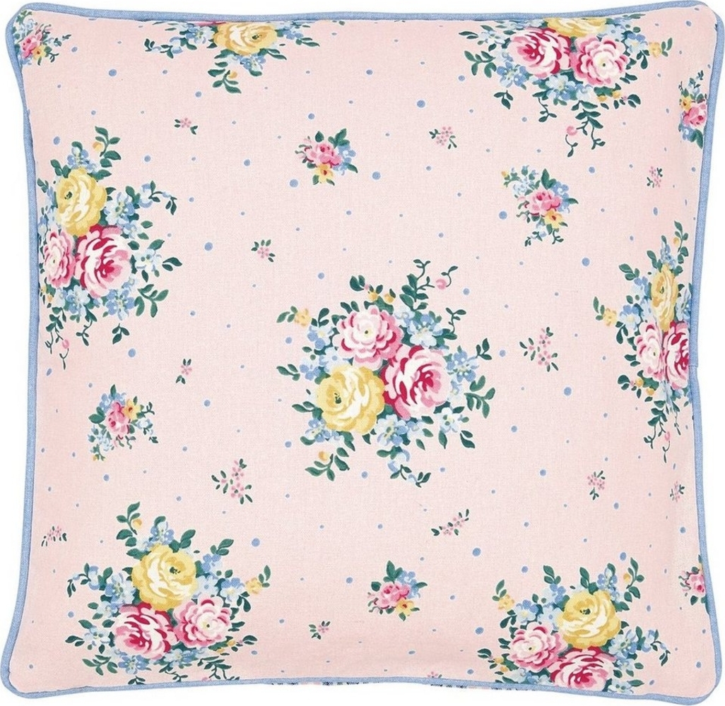 Greengate Wende-Kissenhülle Laura Pale Pink (40x40 cm) COTCUS40LRA1902 Bild 1