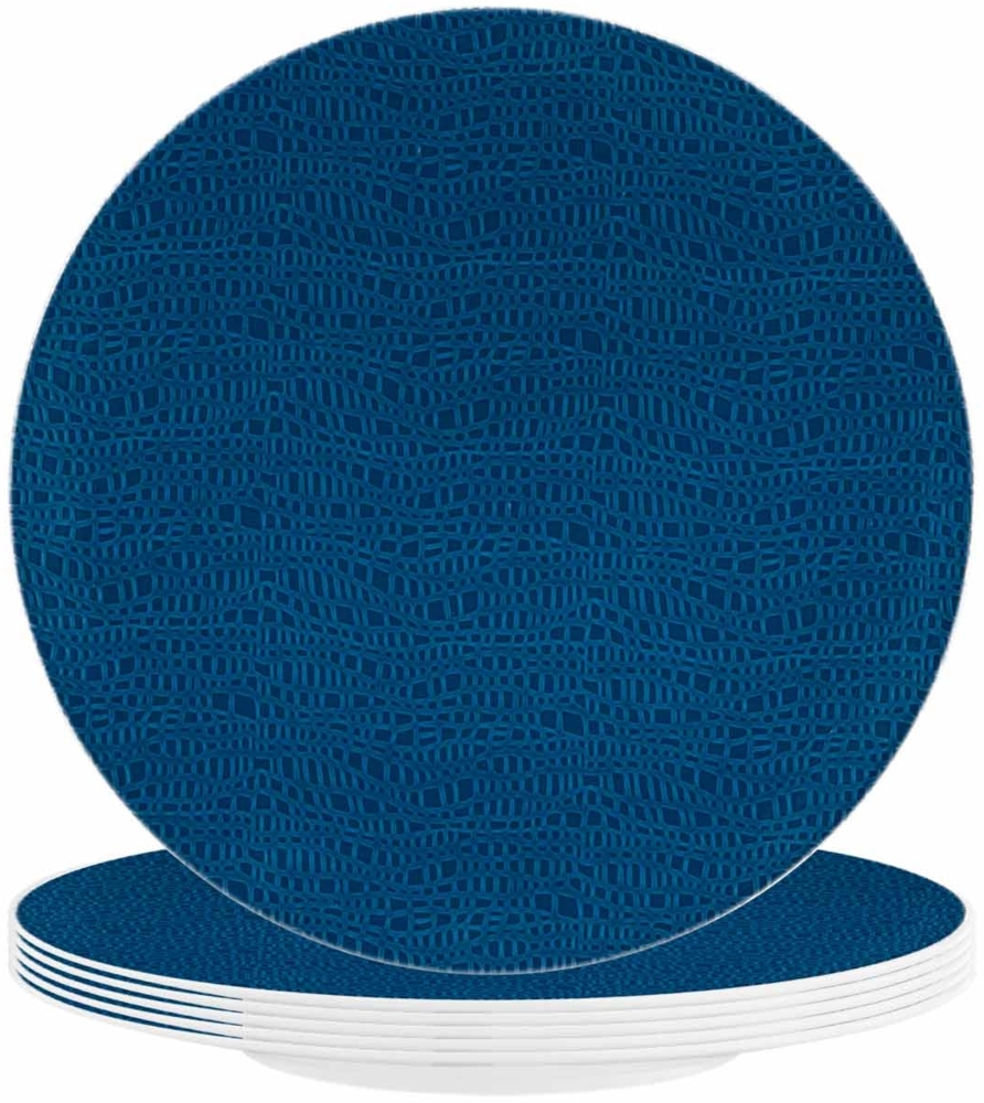 Seltmann Weiden Life Fashion Frühstücksteller ø 22,5 cm 6er Set Classic Blue Bild 1