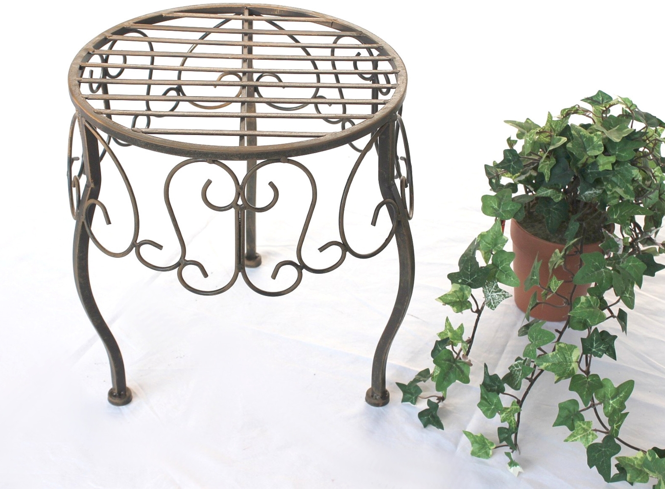 Blumenhocker 140129 M Blumenständer 30cm Pflanzenständer Hocker Beistelltisch Tisch Bild 1