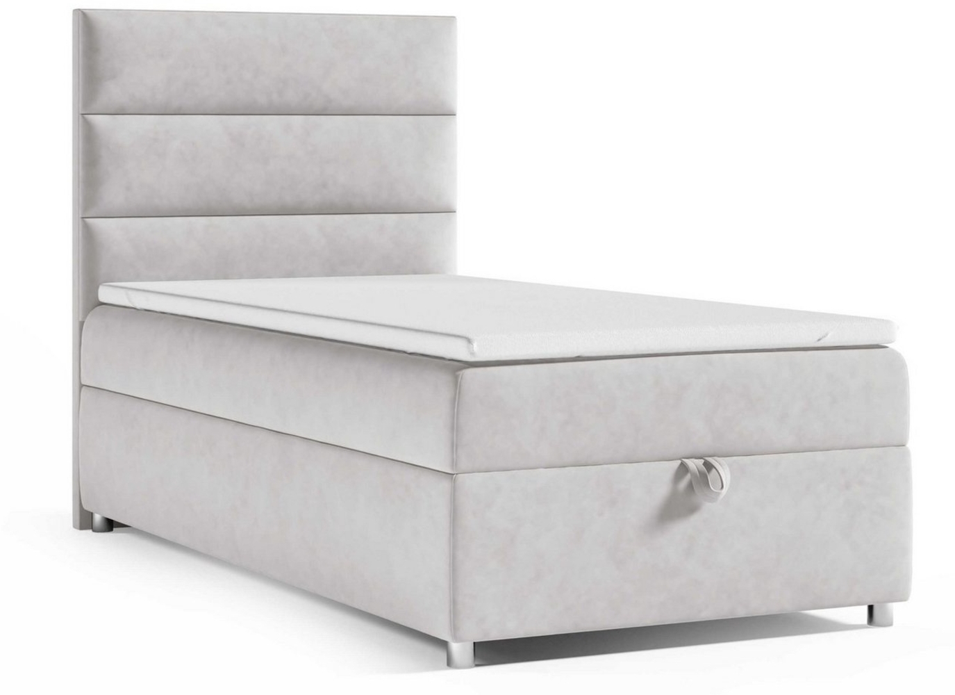 Best for Home Boxspringbett mit Bettkasten Trinity K-4 SINGLE Bonellfederkern inkl. 7 cm Topper (70x200 80x200 90x200 100x200 cm), verschiedene Liefermöglichkeiten, TOP Preis-Leistungs-Verhältnis Bild 1