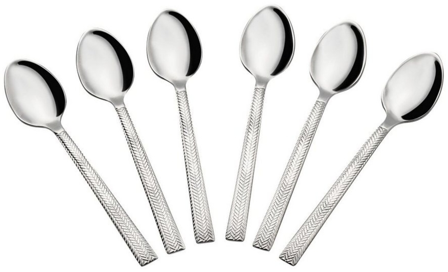 Asphald Besteck-Set Hera Design 6er Set Teelöffel / Kaffeelöffel 18/10 Edelstahl (6-tlg), 6 Personen, Edelstahl 18/10, Spülmaschinenfest und Rostfrei Bild 1