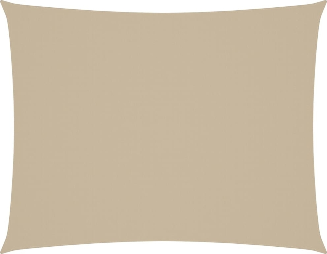 vidaXL Sonnensegel Oxford-Gewebe Rechteckig 3x4,5 m Beige 135156 Bild 1