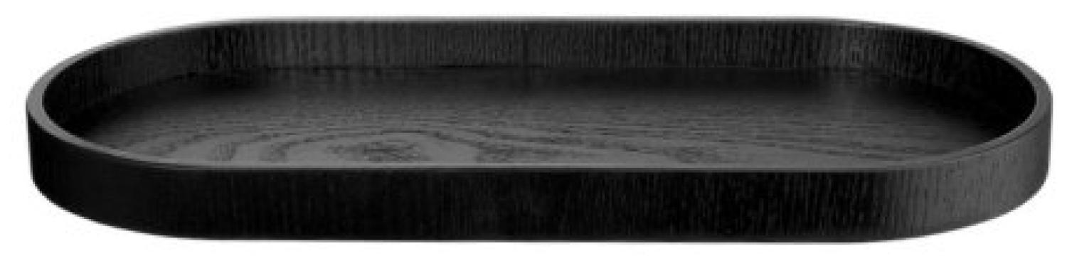 Asa Holztablett Wood Oval Schwarz (16,5x35,5cm) 53796970 Bild 1