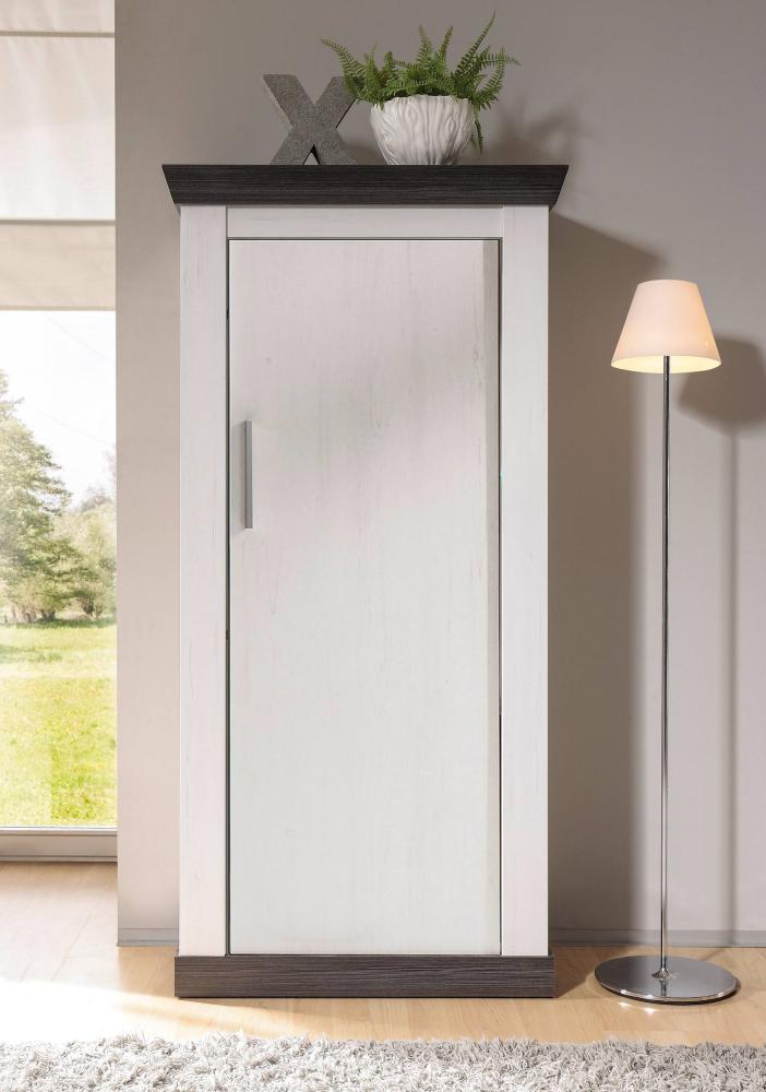 99rooms Penelopa Highboard Pinie Weiß | Wenge Bild 1