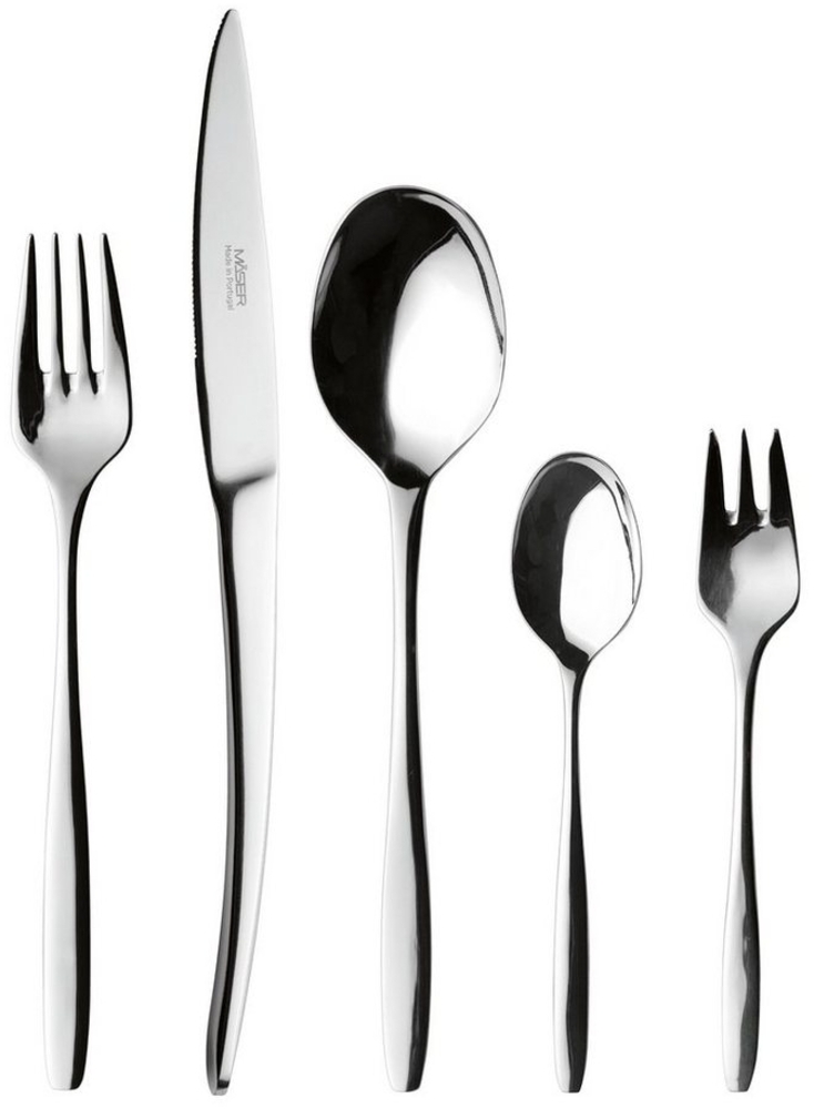 Mäser, Serie Nigran, Besteck-Set, Edelstahl Besteck-Set für 6 Personen, Silber Bild 1