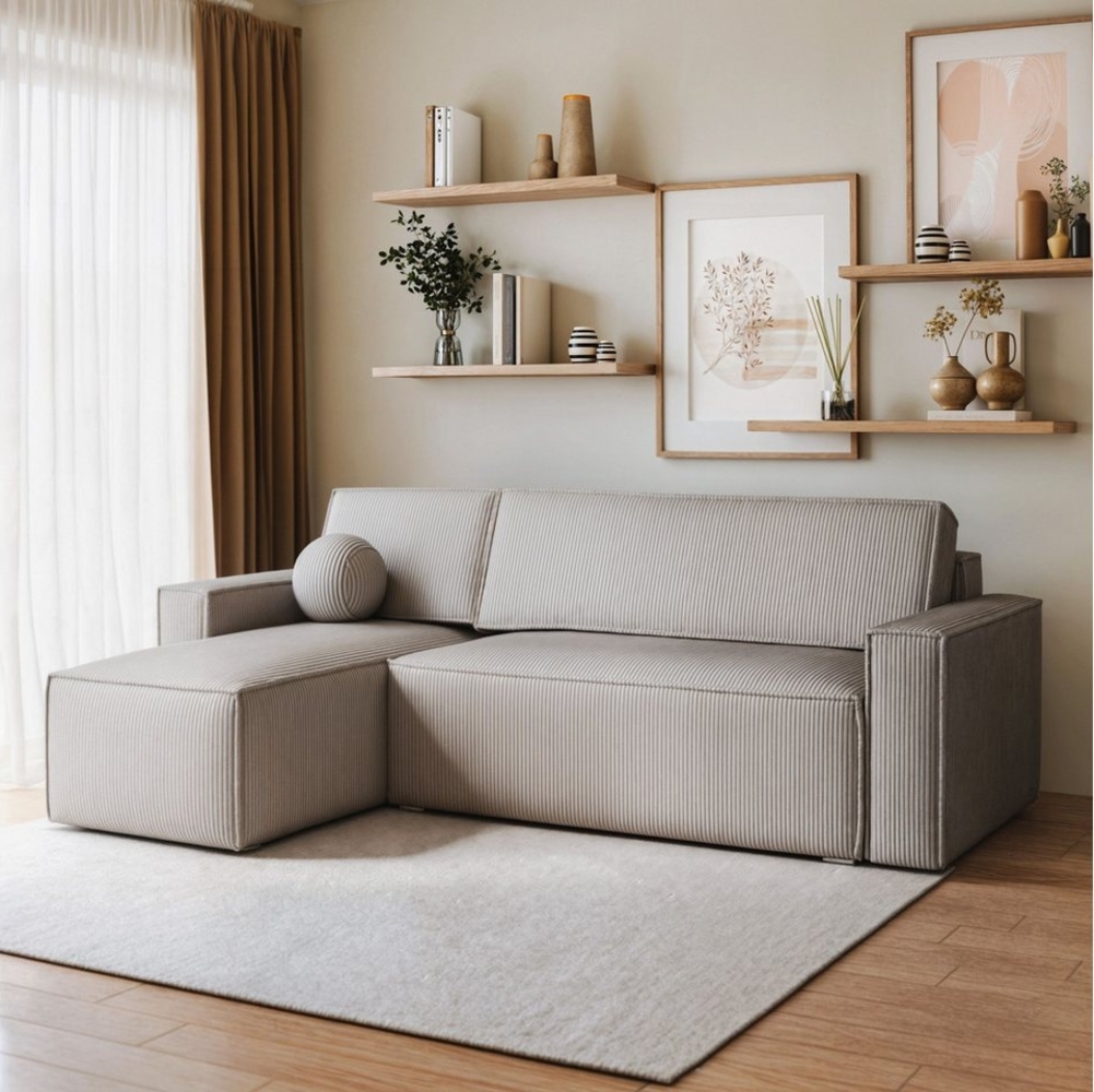 Masseno Ecksofa RAVELO mit Schlaffunktion L-Form, Sofa mit Bettkasten Bild 1