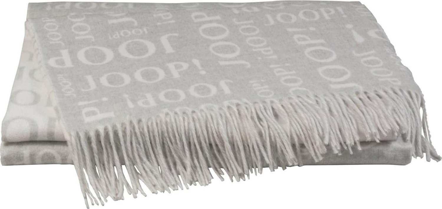 JOOP! Tagesdecke JOOP! Fine-REPEAT Plaid / Decke Silber 130 x 170cm Bild 1