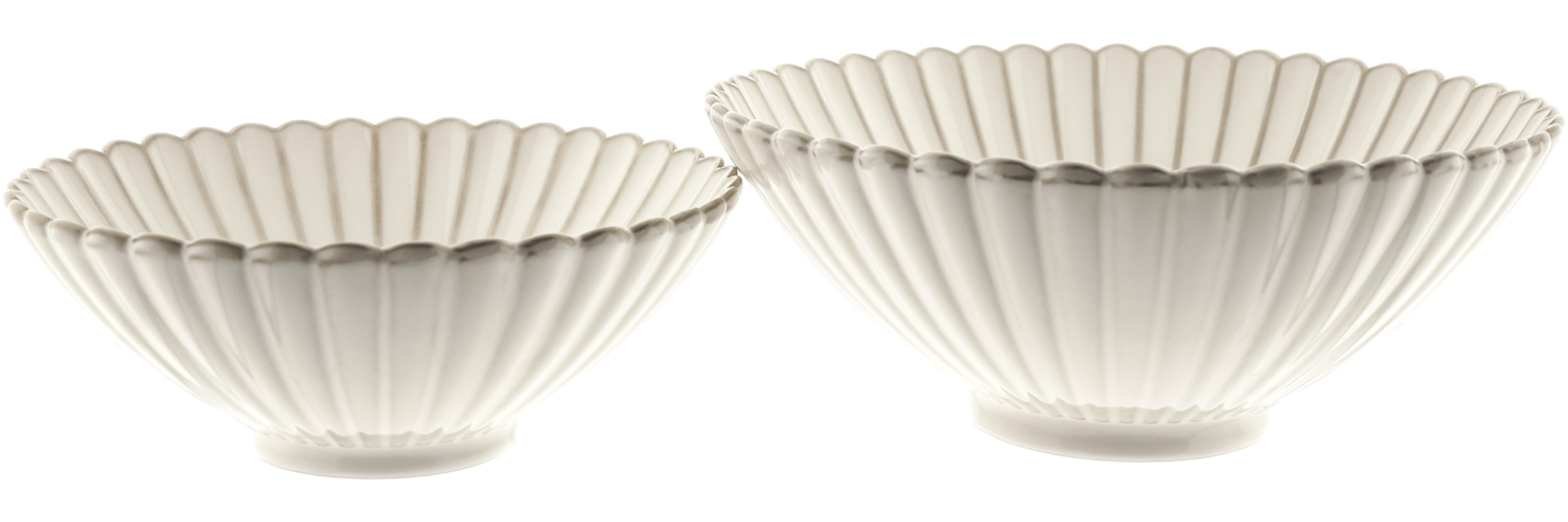 Bloomy Servier- & Salatschalen - 2er-Set aus hochwertigem Porzellan Bild 1