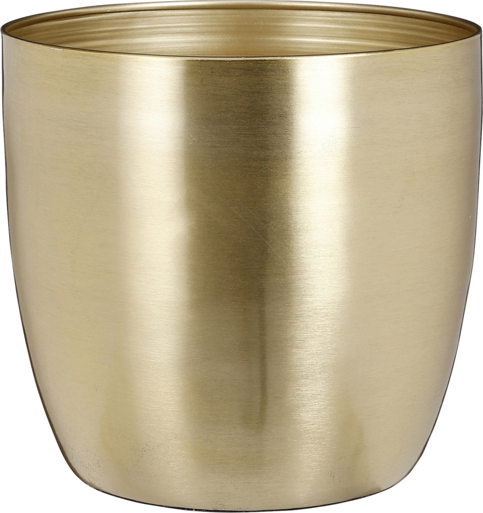 Mica Übertopf Alano rund gold Ø 20 x 19 cm Bild 1