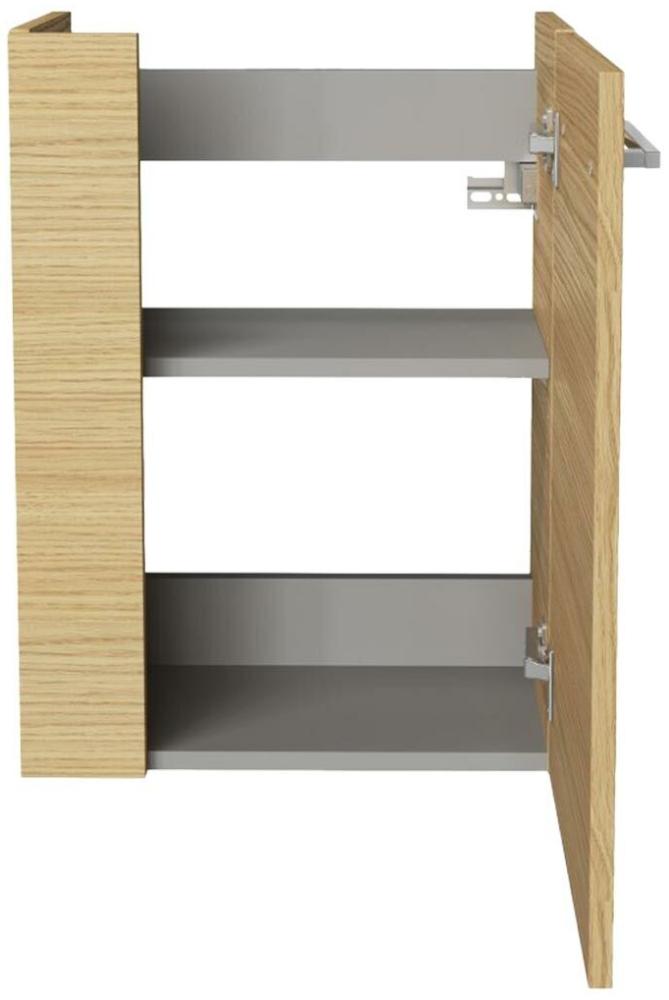 Fackelmann SBC B. STYLE Waschbeckenunterschrank 45 cm, Braun hell, rechts Bild 1