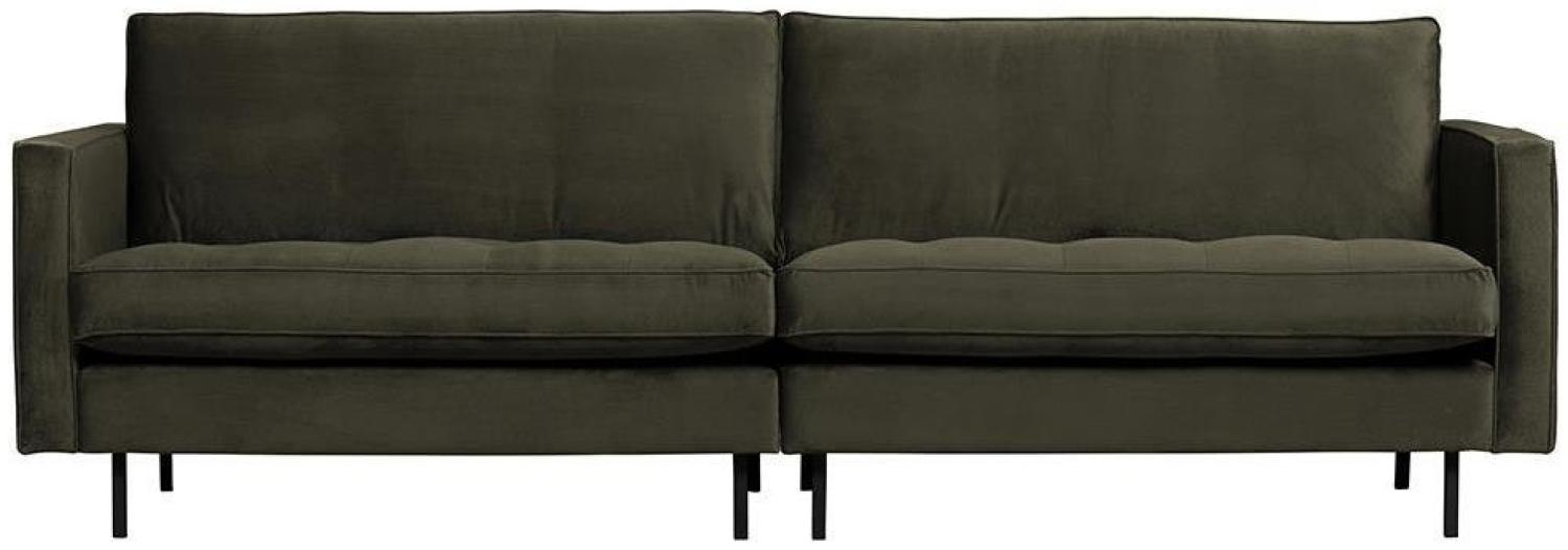 BePureHome Rodeo Classic Sofa Dark Green Hunter 3 Sitzer Bild 1