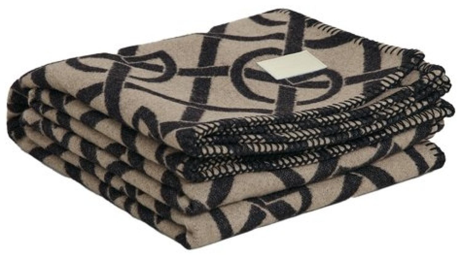 Gant Home Wolldecke G-Patterned Throw Cold Beige (130x180 cm) 853102102-204-130x180 Bild 1