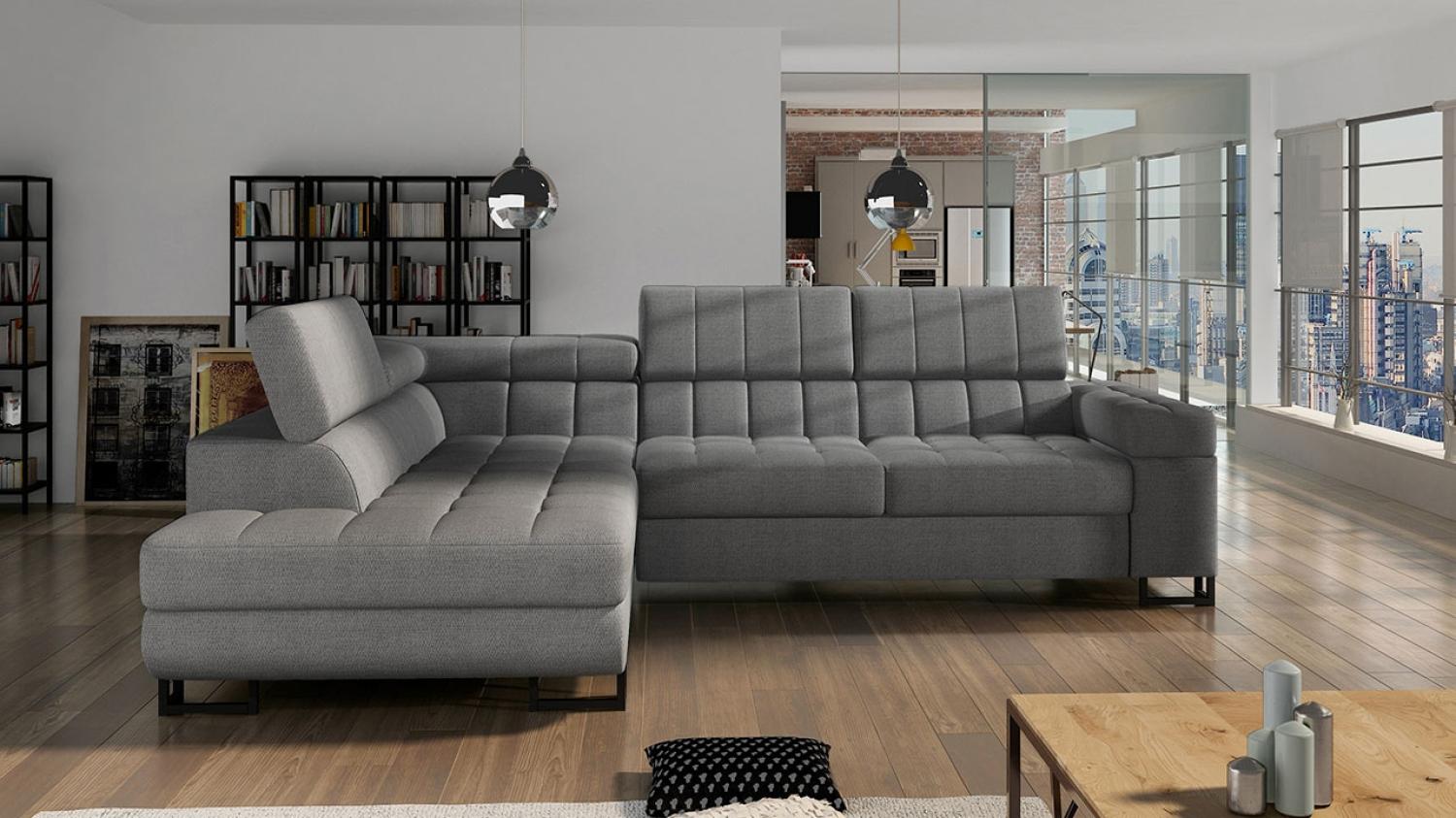 Ecksofa Laris, Seite: Links, Farbe: Enzo 163 Bild 1