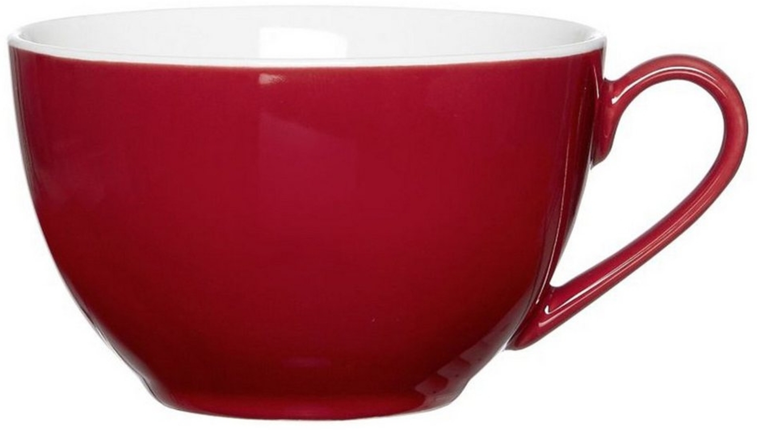 Ritzenhoff & Breker Doppio Obere, Obertasse, Ober Tasse, Geschirr, Porzellan, Rot, 200 ml, 516104 Bild 1