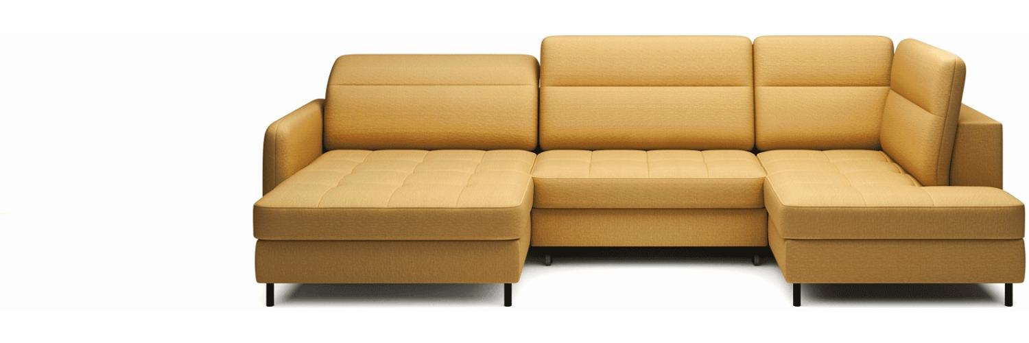 ELTAP 'Berrto' Ecksofa,, Gelb, 300x130, Rechts Bild 1