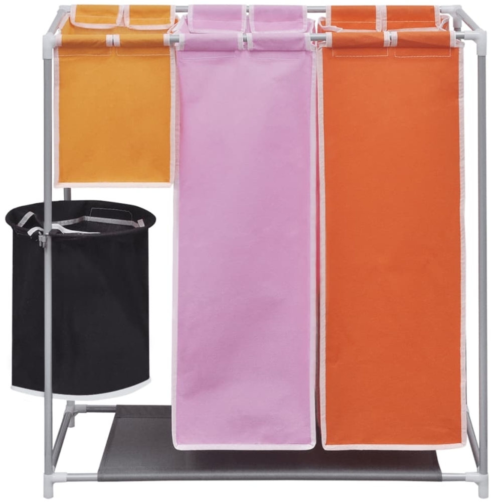 3-Kammer-Wäschekorb mit Wascheimer 242058 Bild 1