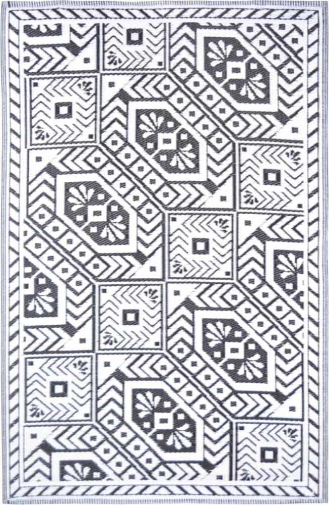 Esschert Design Outdoor-Teppich 182x122 cm Rautenmuster 433912 Bild 1