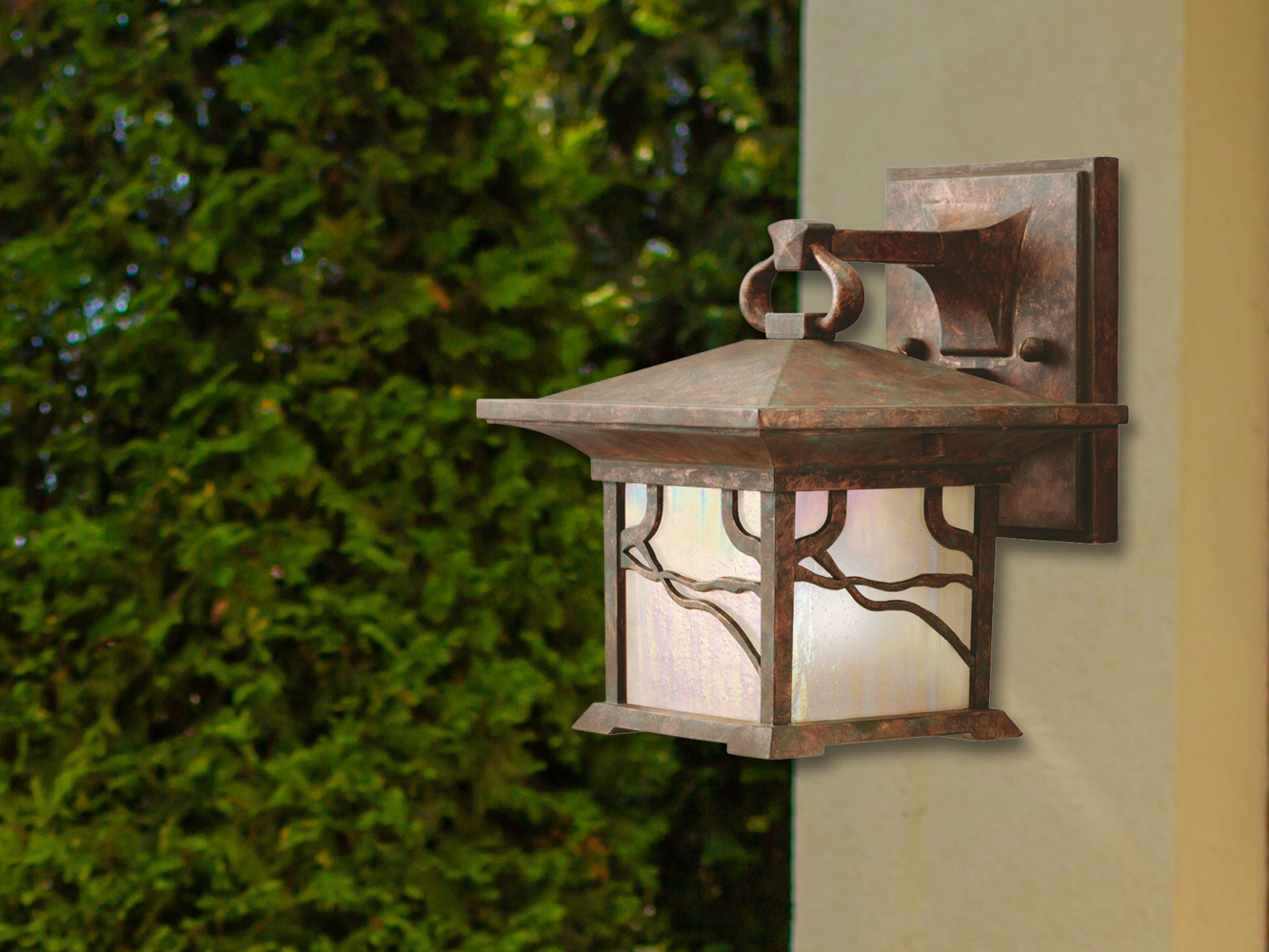 Elstead Lighting Morris Wandleuchte Small 1-Light Kupfer IP44 E27 Bild 1