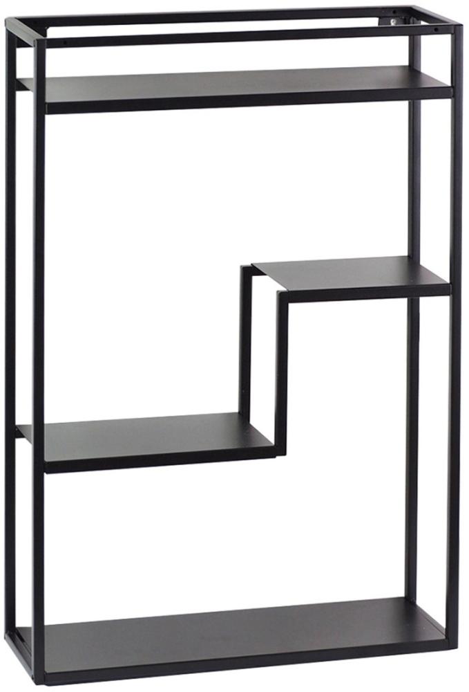 osoltus cube Wandregal schwarz Metall 40x13x60cm Bild 1